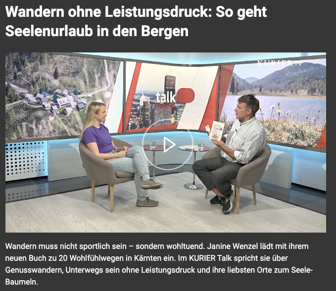 Janine Wenziel in KurierTV